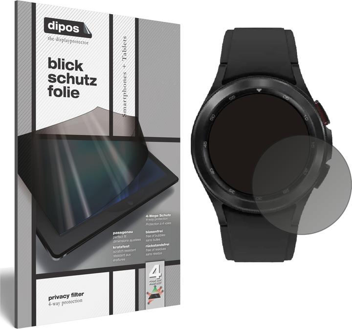 Dipos Blickschutzfolie 4-Way Privacy (Galaxy Watch 4)
