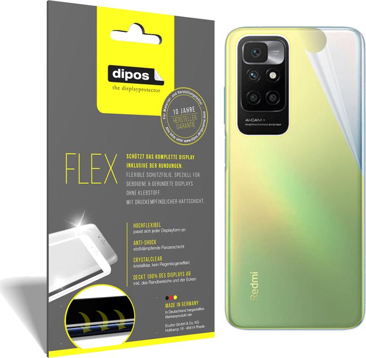Actual product image Dipos Screen Protector Full-Cover 3D (2 pcs., Xiaomi Redmi 10)