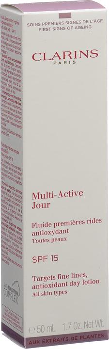 Immagine prodotto Clarins Multi Active (50 ml, Fluido viso, SPF 15)