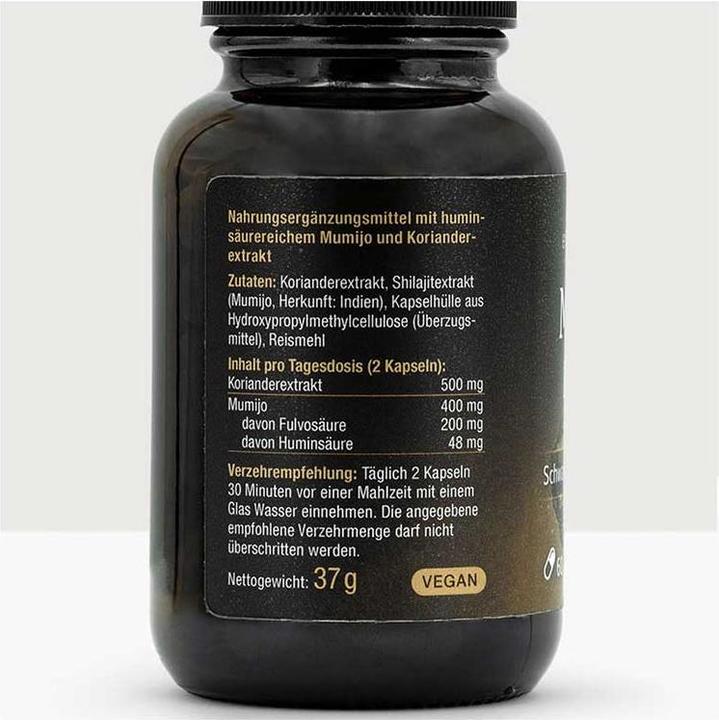 Produktbild Effective Nature Mumijo Shilajit Extrakt (60 Stück, Kapseln, 37 g)