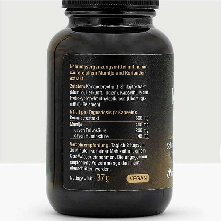 Actual product image Effective Nature Mumijo Shilajit (60 Piece, Capsules, 37 g)