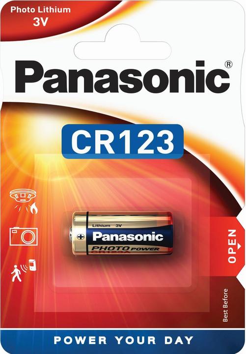 Immagine prodotto Panasonic Foto Litio (1 pz., CR123A, 1400 mAh)