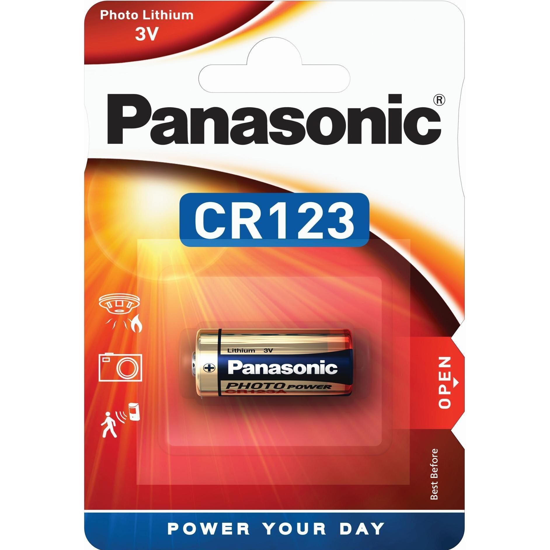 Thumbnail - Panasonic Photo Lithium (1 Stk., CR123A, 1400 mAh), Batterien + Akkus