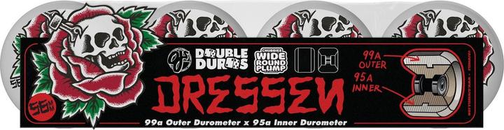 Produktbild Oj`s 99A/95A Double Duro Chubbies Rose Skull (56 mm)
