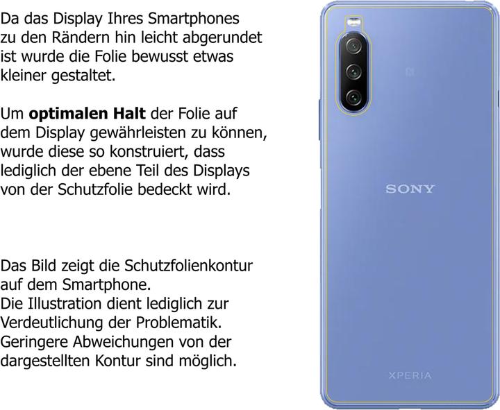 Actual product image Dipos Screen Protector Anti-Glare (2 Piece, Sony Xperia 10 III)