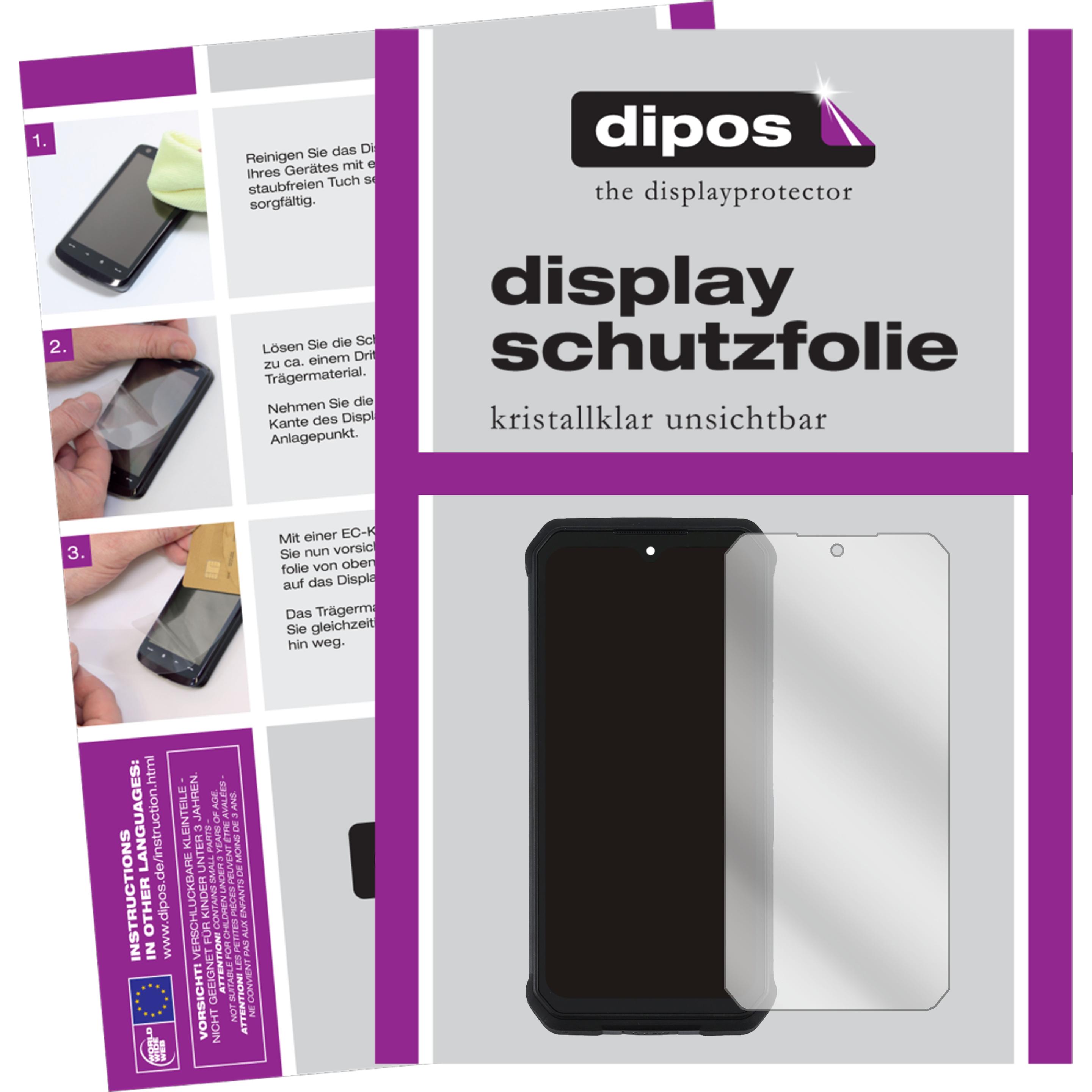 Dipos Displayschutzfolie Crystalclear (2 Stück, Ulefone Armor 9E), Smartphone Schutzfolie, Transparent