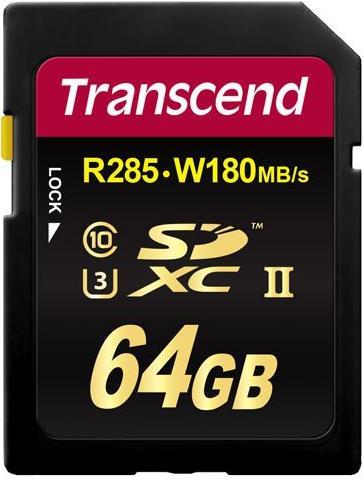 Produktbild Transcend Sdxc Uhs-Ii U3 (64 GB, SDXC, U3, UHS-II)