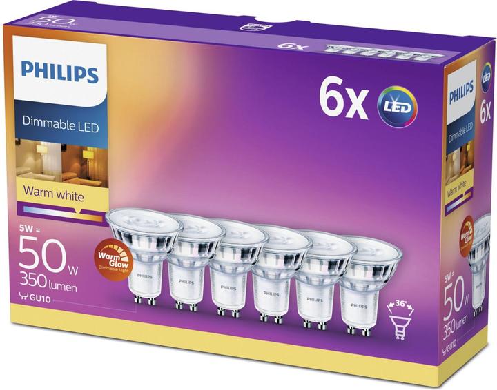 Immagine prodotto Philips argento (GU10, 3.80 W, 345 lm, 1 x, F)
