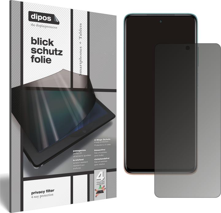 Actual product image Dipos Screen Protector 4-Way Privacy (1 Piece, Xiaomi Mi 10i 5G)