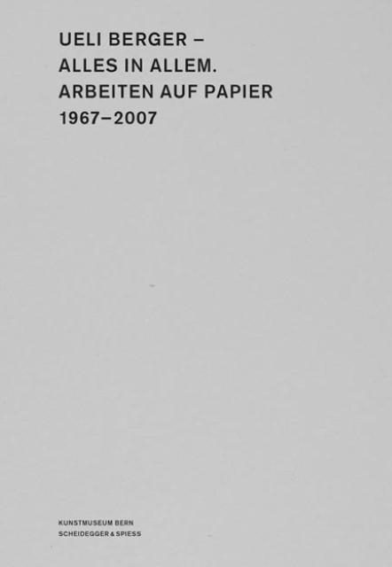 Produktbild Ueli Berger Alles in Allem (Deutsch, Claudine, Elisabeth/Metzger, Frehner, Matthias/Grossmann, Ueli Berger, 2007)