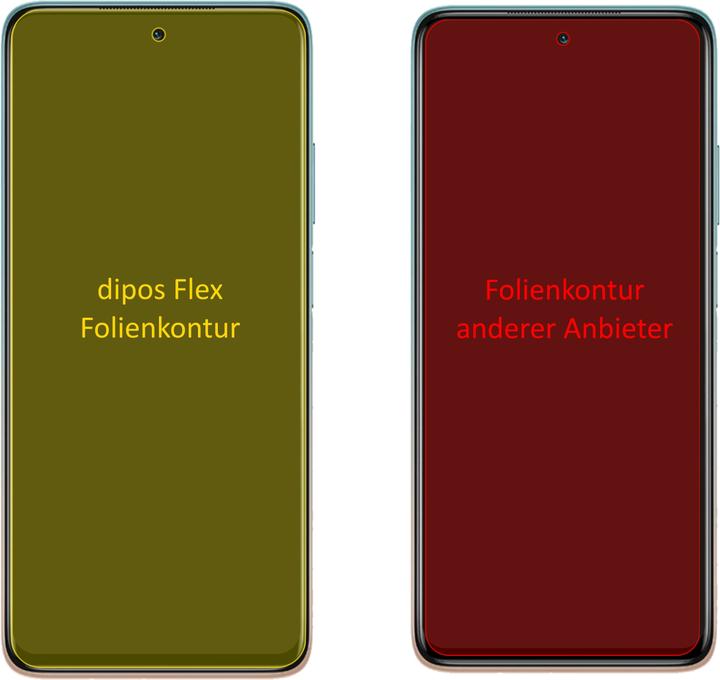 Produktbild Dipos Displayschutzfolie Full-Cover 3D (3 Stück, Xiaomi Mi 10i)