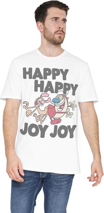 Immagine prodotto Ren & Stimpy Happy Happy Joy Joy Maglietta Uomo (M)