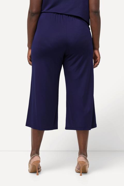 Produktbild Ulla Popken Slinky-Culotte, wadenlang, weites Bein, Elastikbund (46, 48)