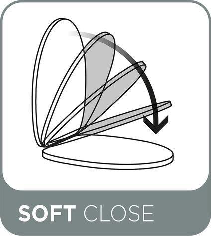 Image du produit Tiger Burley Toilet seat with lid MDF White