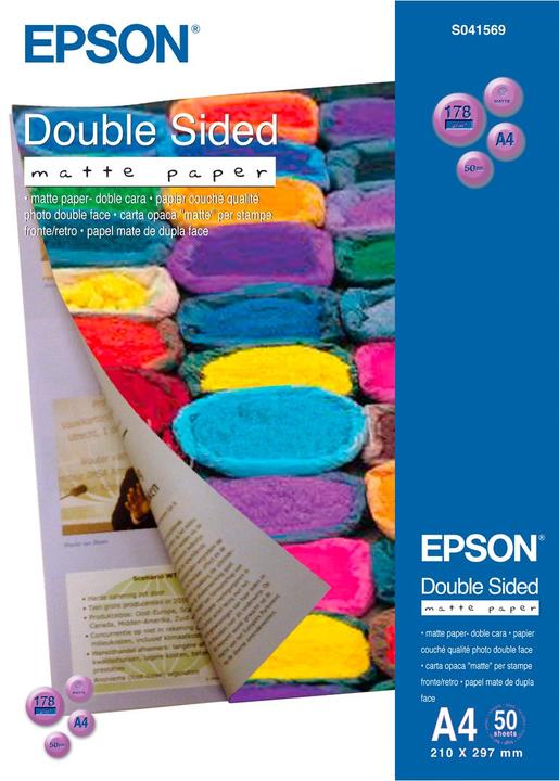 Produktbild Epson Double-Sided Matte (178 g/m², A4, 50 Stk.)