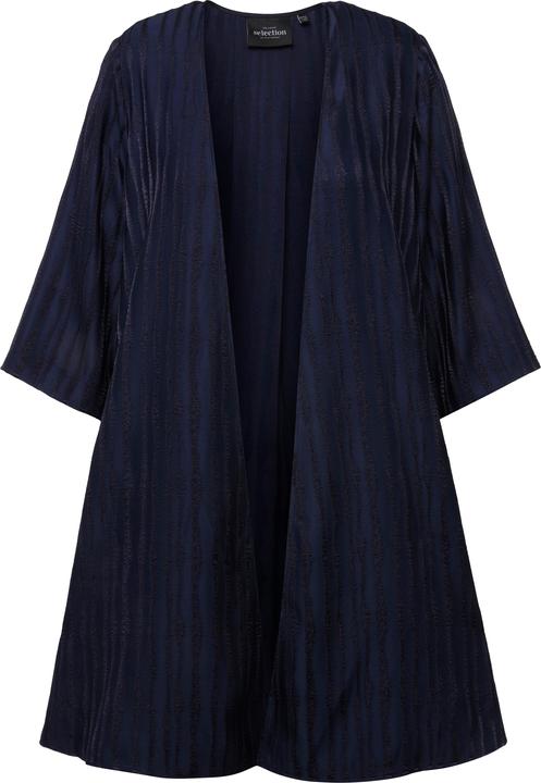 Produktbild Ulla Popken Easy-Going-Jacke, offene Form, V-Ausschnitt (46, 48)