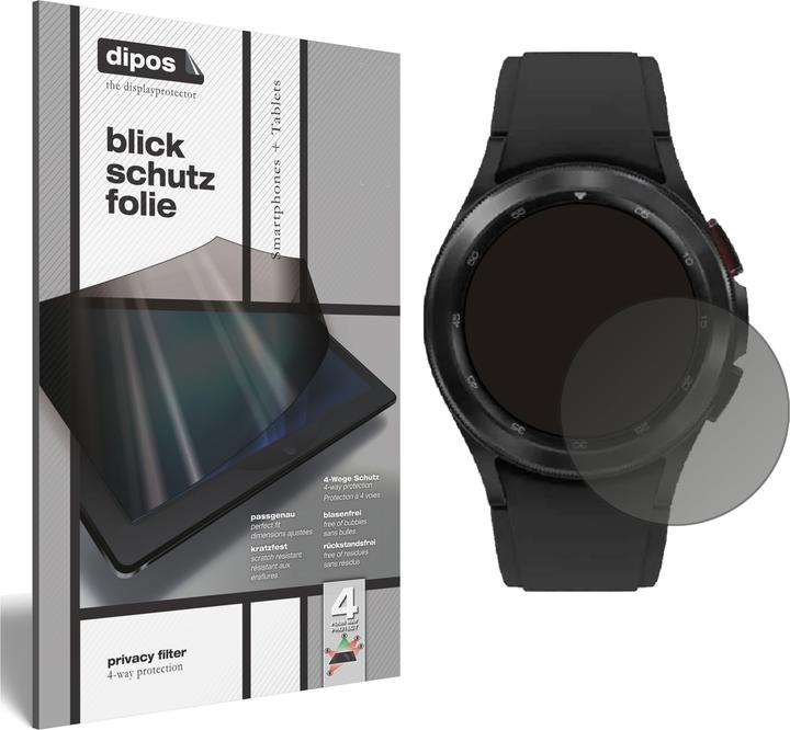 Dipos Blickschutzfolie 4-Way Privacy (Galaxy Watch 4)