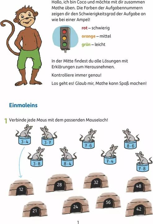 Actual product image Mathe trainieren 4. Klasse (German, Adolf Hauschka, 2021)