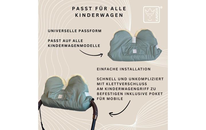 Kaiser Lammfell Handwrmer Big Salbei Grn/Grau - kaufen bei Galaxus -  Galaxus
