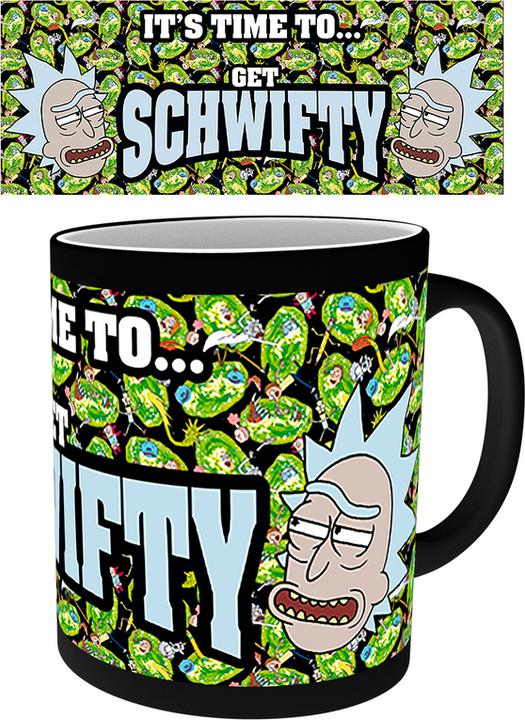 Produktbild GYE Rick and Morty: Get Schwifty - Tasse mit Thermoeffekt (295 ml, 1x)