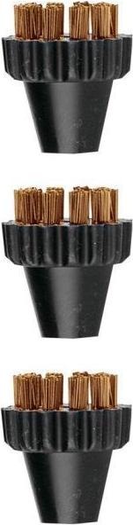 Image du produit Polti 3 petites brosses en laiton Kit PAEU0297 Vaporetto Lecoaspira Unico Convient aux modèles Vaporetto