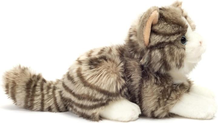 Produktbild Teddy Hermann Katze liegend (20 cm)