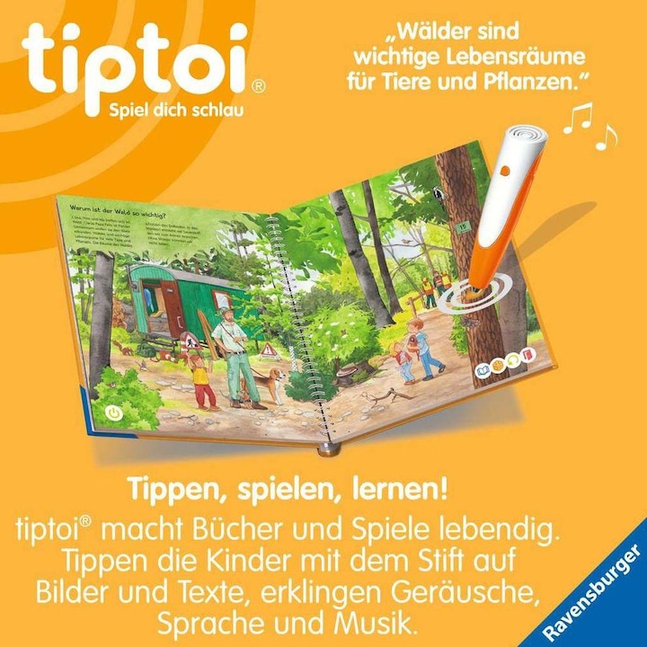 Actual product image tiptoi Wieso? Weshalb? Warum? Unser Wald (German, Kerstin M. Guilt, Patricia Mennen, 2023)