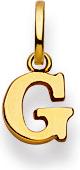 Image du produit Natsumi Schmuck Pendentif lettre G en or jaune 18K/750 (750/18 K Or jaune)