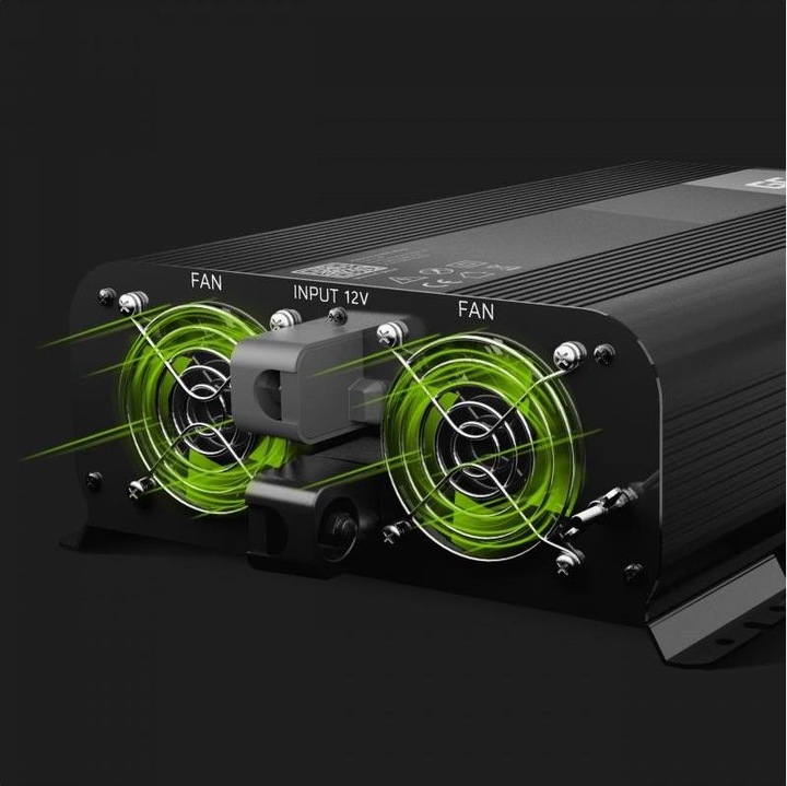 Actual product image GreenCell Pro Car Voltage Inverter Pure sine