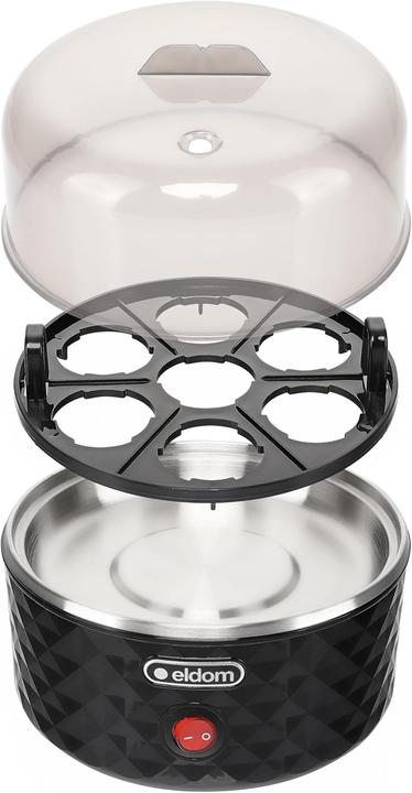Actual product image Eldom EM101C Egg boiler EGGO 1-7 eggs 380 W adjustable cooking hardness