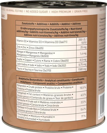 Produktbild Catz Finefood No.09 Wild (Adult, 1 Stk., 800 g)