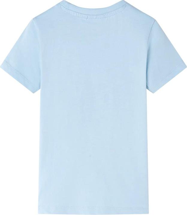 Immagine prodotto vidaXL Maglietta da bambino azzurro 128,Materiale: 100 % cotone,Colore (128)