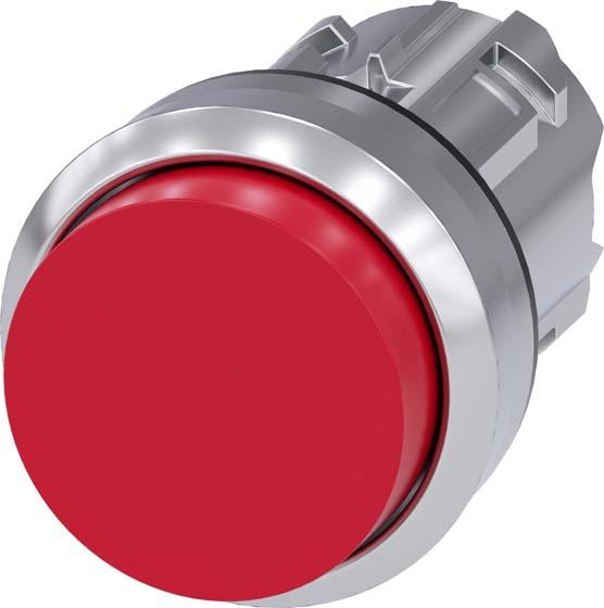 Siemens Bouton-poussoir 22mm rouge rouge