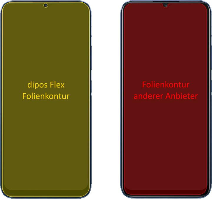 Produktbild Dipos Displayschutzfolie Full-Cover 3D (3 Stk., Realme C12)