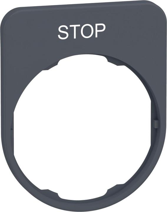 Actual product image Schneider Electric Label holder 40x50mm, with lettering ZBYFP2304C0