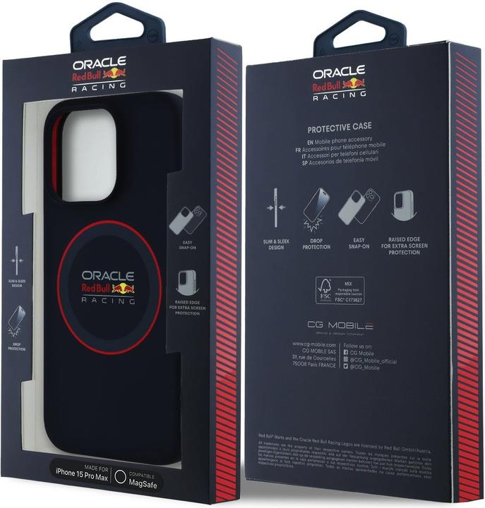 Actual product image Red Bull Silicone Case for Apple iPhone 15 Pro - navy (Apple iPhone 15 Pro)