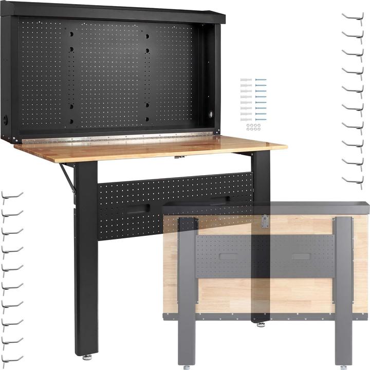 Wiltec Werkbank zur Wandmontage
