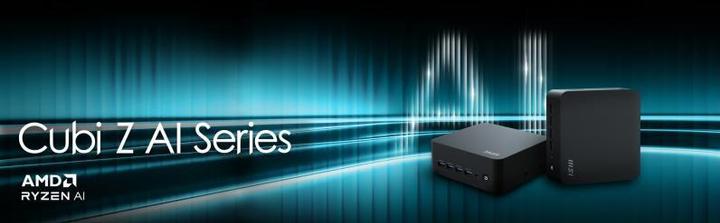 Actual product image MSI Cubi Z AI 8M-006BEU (AMD Ryzen 7 8845HS)