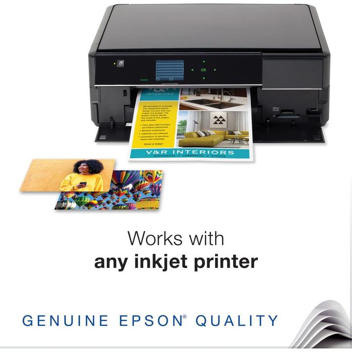 Image du produit Epson Papier jet d'encre de qualité photo, 100 feuilles (102 g/m², A3+, 100 x)