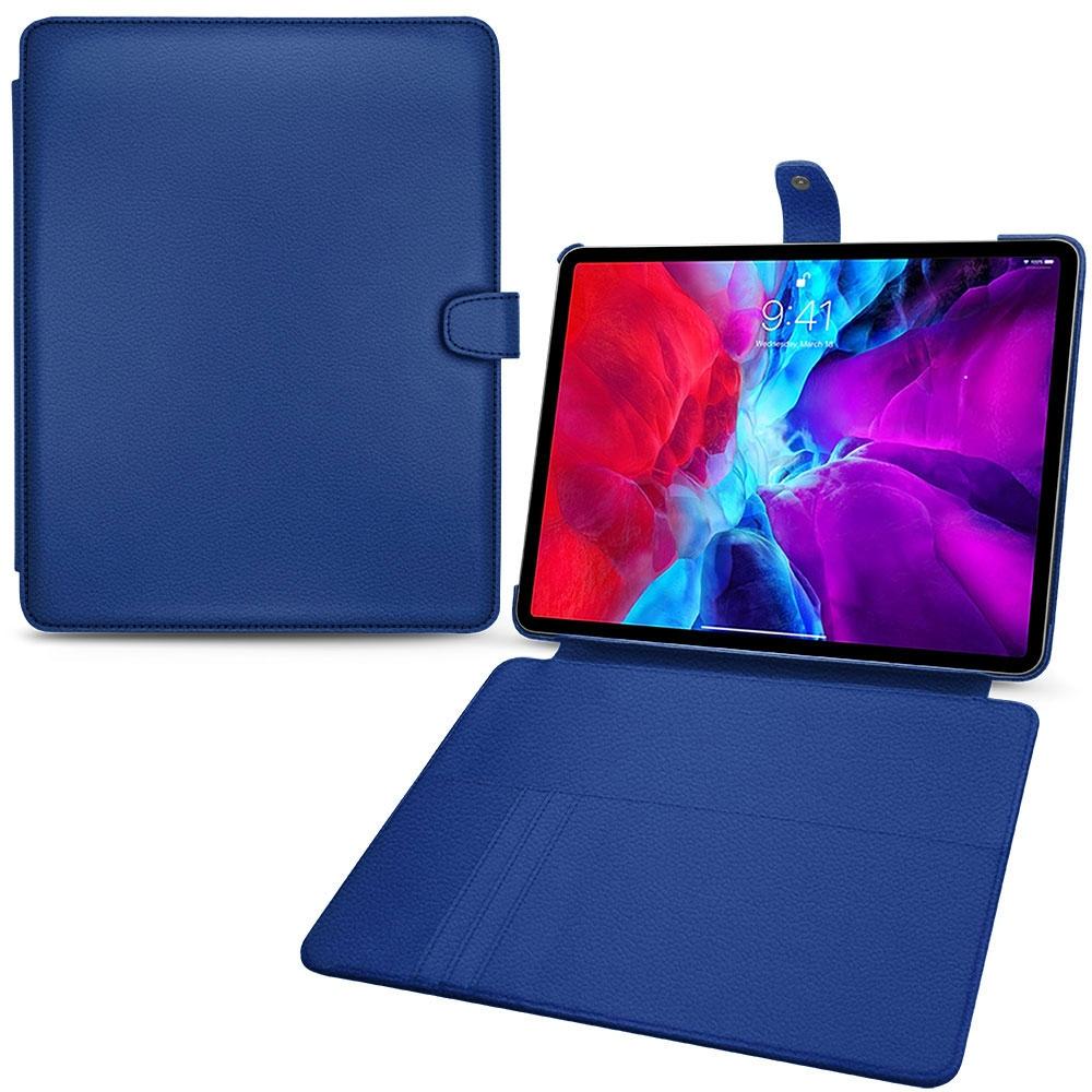 Noreve Lederschutzhülle Wallet (IPAD PRO 12.9 2021), Tablet Hülle, Blau
