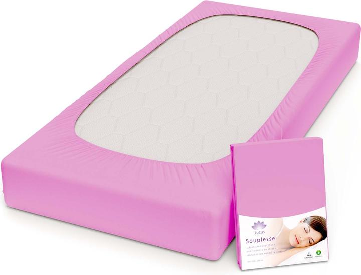 Produktbild Lotus Bettwaren Jersey Fixleintuch Souplesse (200 x 200 cm, 200 x 220 cm)