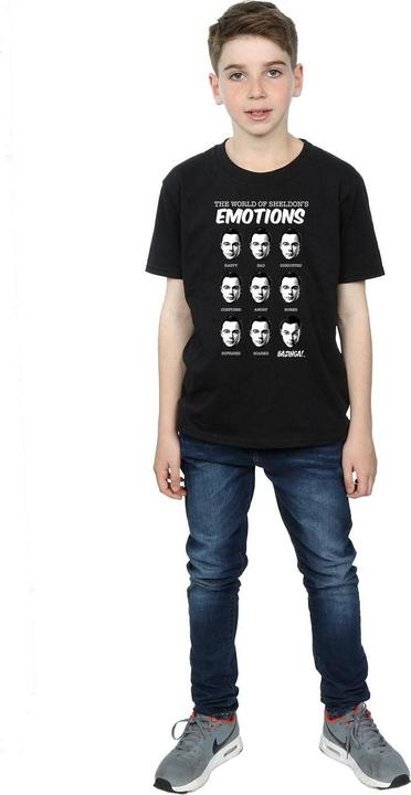 Produktbild Dam Jungen Sheldon Emotionen TShirt aus Baumwolle (140, 146)