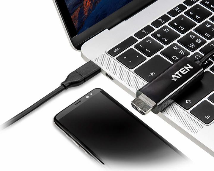 Actual product image Aten USB C – HDMI (2.70 m, HDMI)