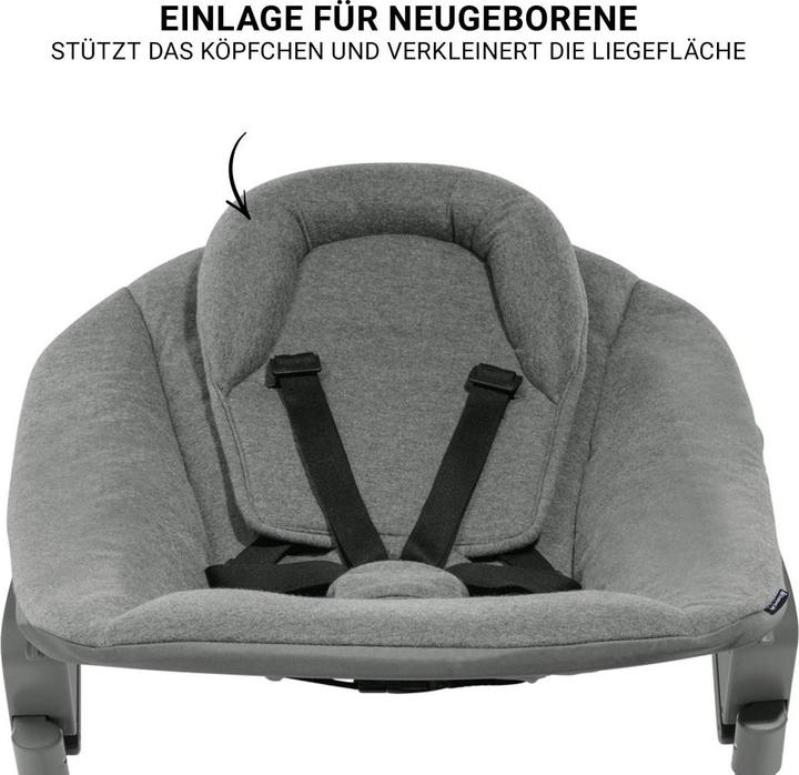 Produktbild Hauck Hochstühle Beta Plus White 5-tlg. Newborn Set - Hochstuhl + 2in1 (Hochstuhl)