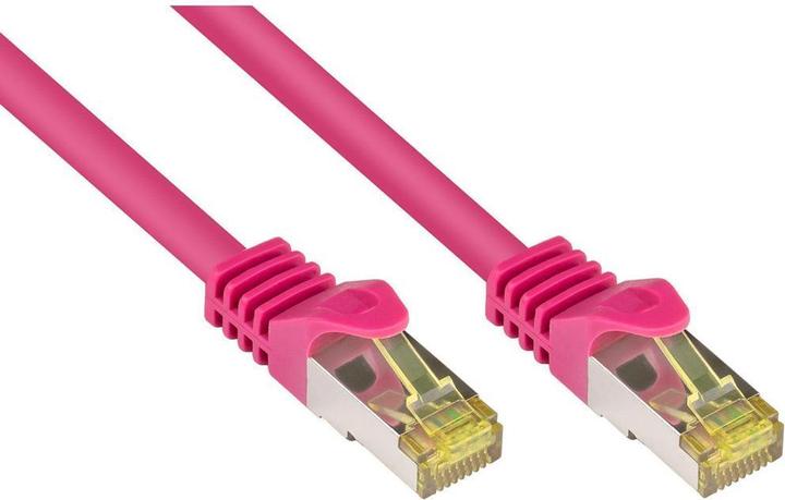 Produktbild Varia SO-36232 - Patchkabel Cat.7, S/FTP, 7,5m, magenta (S/FTP, CAT7, 7.50 m)