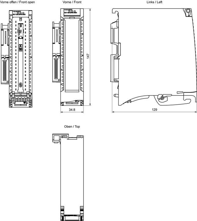 Actual product image Siemens Indus.Sector F digital output module 6ES7526-2BF00-0AB0