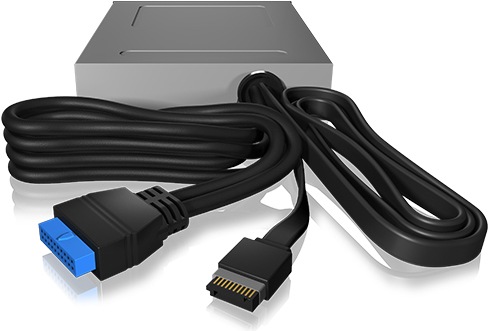 Produktbild Icy Box IcyBox MultiReader 4xCard 2xUSB 3.0 IB-865a (USB)