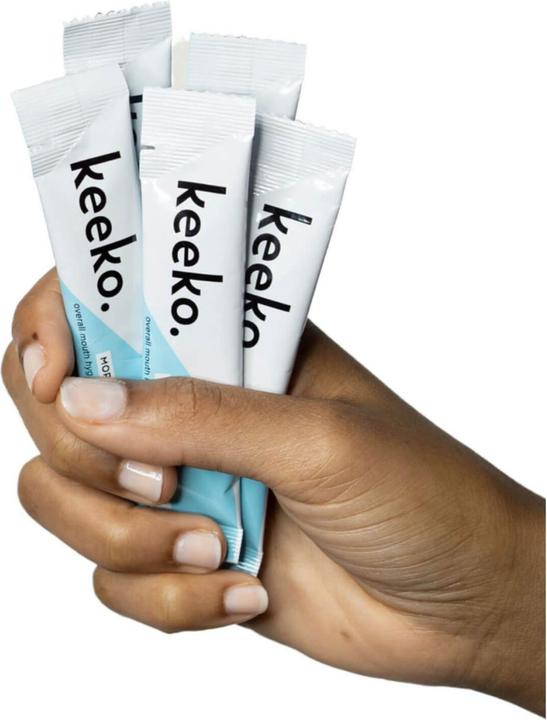 Actual product image Keeko. Morning Mint Mouth Pulling Sachets