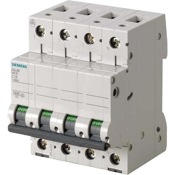 Thumbnail - Siemens, Schutzschalter, SIEM 5SL6625-6 Leitungsschutzschalter 400V 6kA, 3+Npol. B, 25A