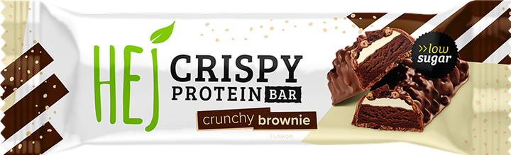 Actual product image HEJ Nutrition HEJ Crispy Protein Bar (12 x 45g) (Crunchy brownie, 1 pcs., 540 g)